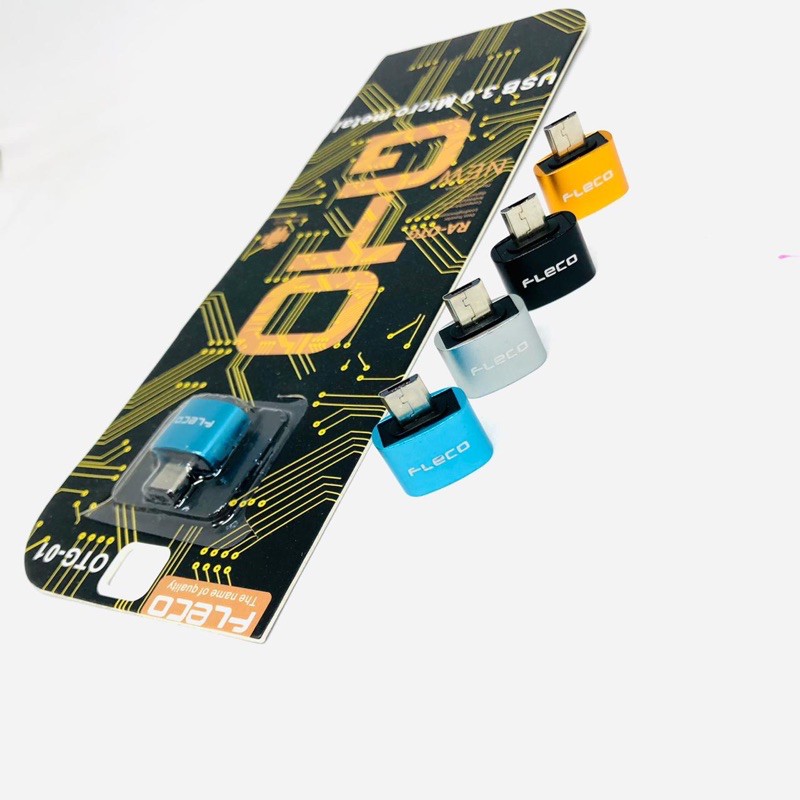 PROMO OTG FLECO ORIGINAL USB3.0 HIGH SPEED MICRO / TYPE C TRANSFER DATA FOR ANDROID SMARTPHONE
