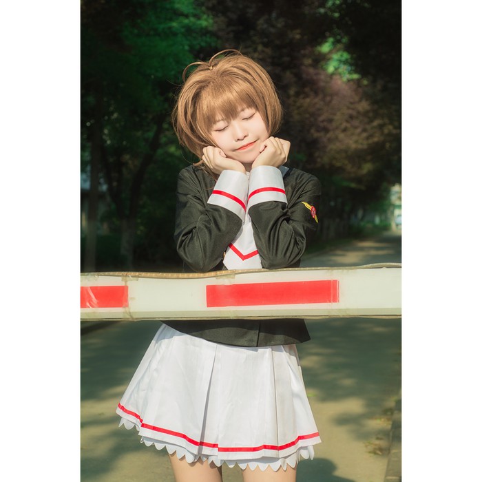 CC-65 cardcator sakura seifuku cosplay costume kostum seifuku premium