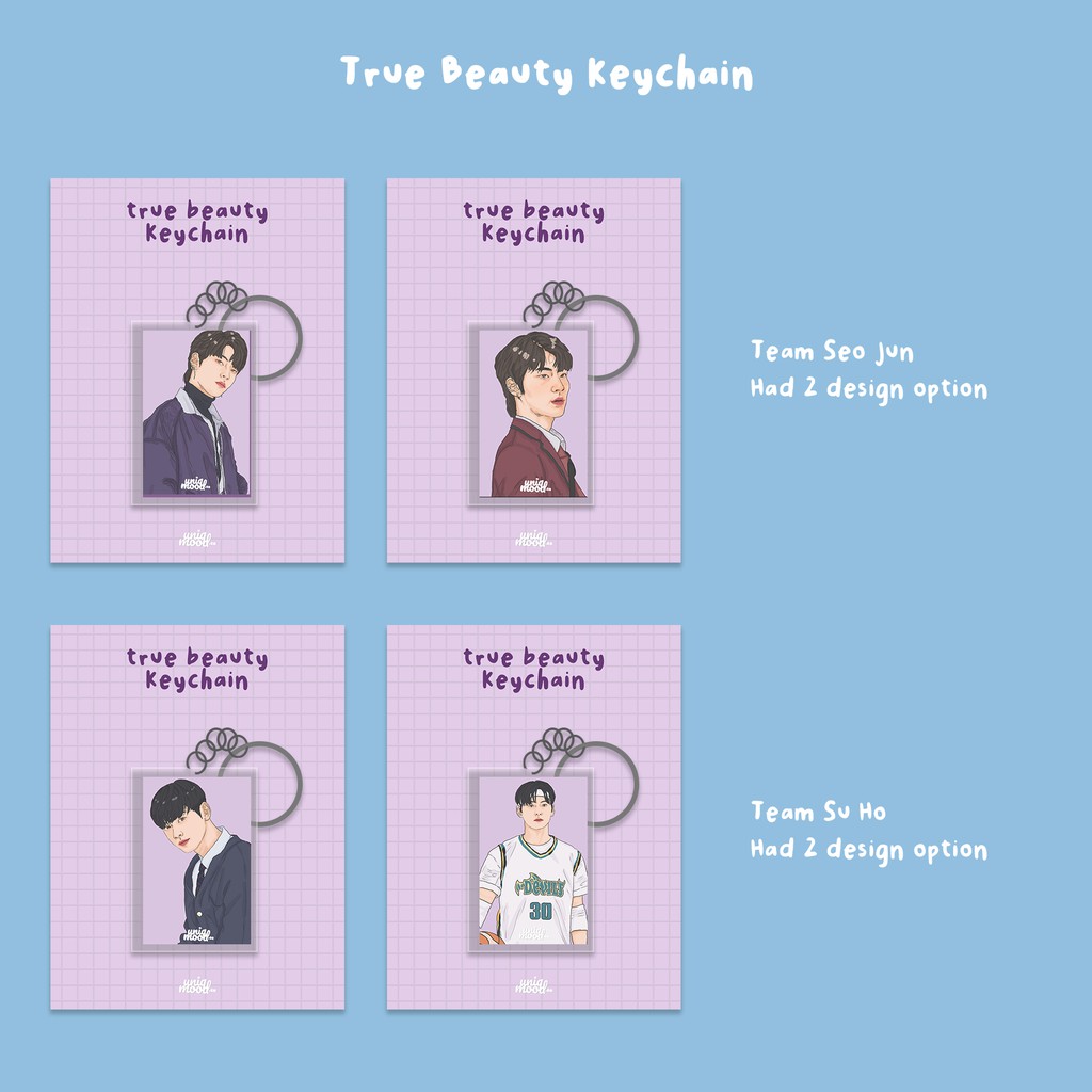 Griptok dan Keychain True Beauty Stuff Cute (Uniqmood.co)