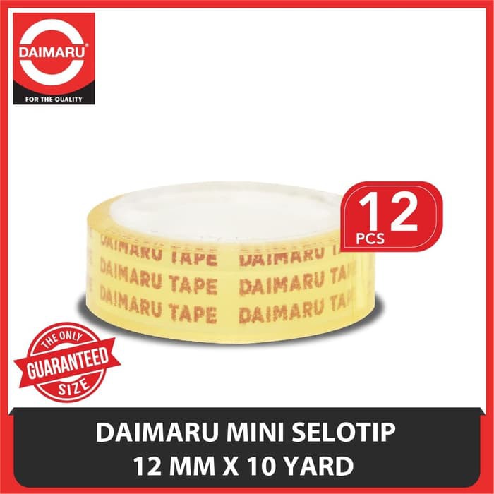 

Miniselotip / Isolasi Daimaru 12mm x 10Y - Mini Selotip Daimaru