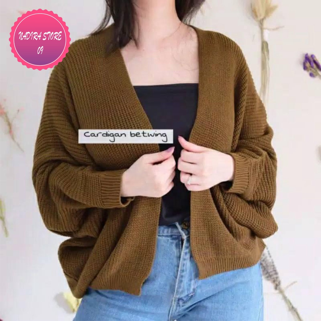 CARDIGAN BATWING RAJUT OVERSIZE PREMIUM