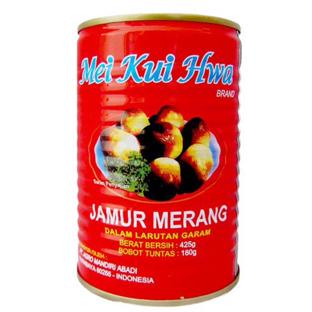 

MEI KUI HWA Jamur Merang Kalengan 400g - MeiKuiHwa Straw Mushroom