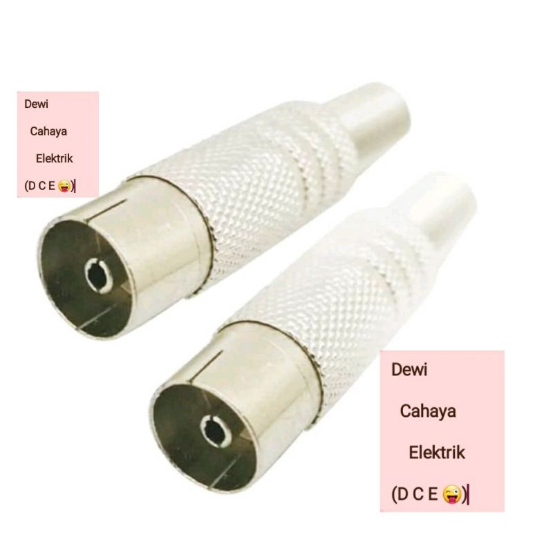 Jack TV Female / Cewek - Jek Antena TV Besi Female / Jek TV Besi Cewek