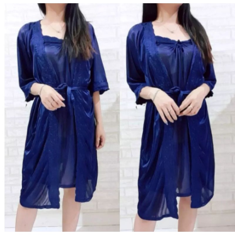 set kimono/piyama satin import