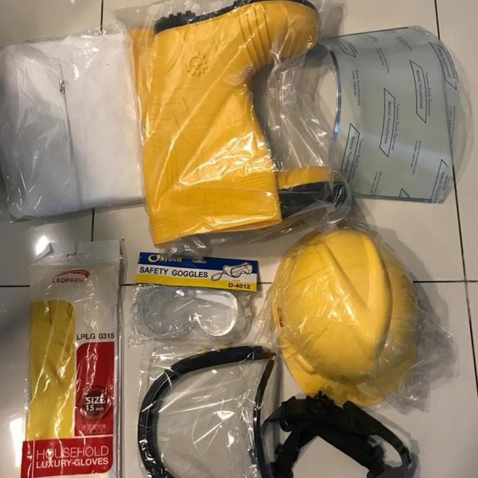 Cuci Gudang Baju Apd Set Corona Ready Baju Hazmat