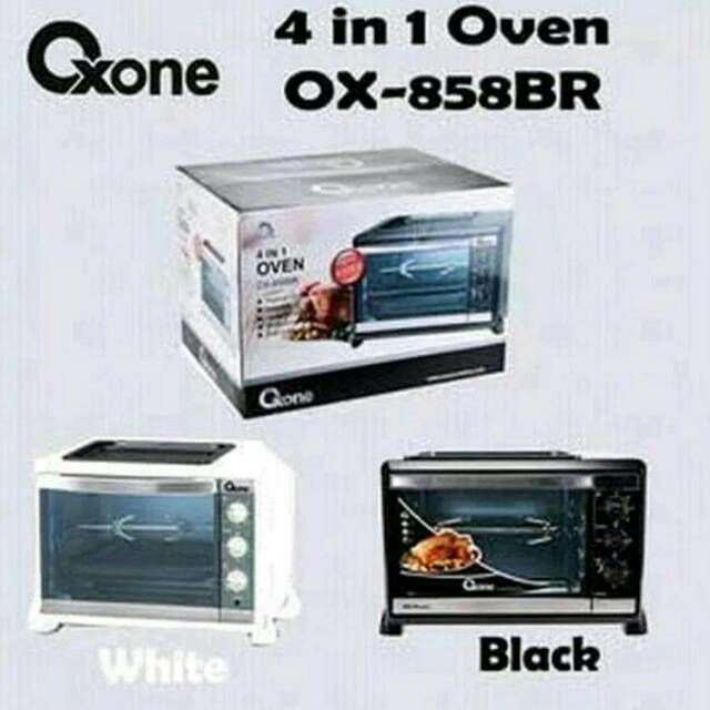 Oxone Ox-858BR 4in1 Oven Listrik Alat Panggang Kue dan Daging Ox 858BR Elektrik Pemanas Brownis