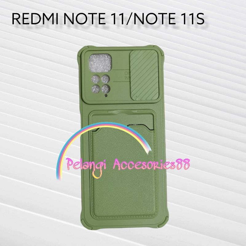 CASE REDMI NOTE 11/ NOTE 11S SOFTCASE SLEDING WARNA WARNI