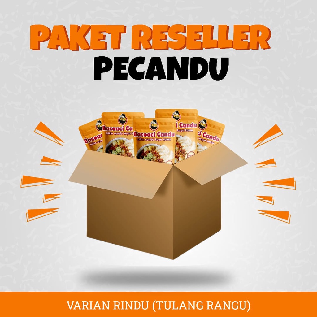 

Paket Reseller Baso Aci Candu Tulang Rangu (Rindu)