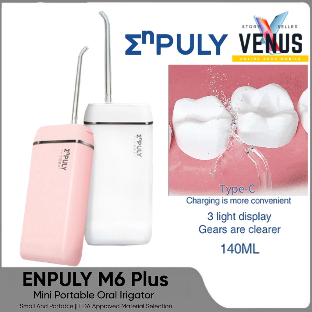 ENPULY M6 PLUS Mini Dental Oral Irrigator flusher Pembersih Gigi