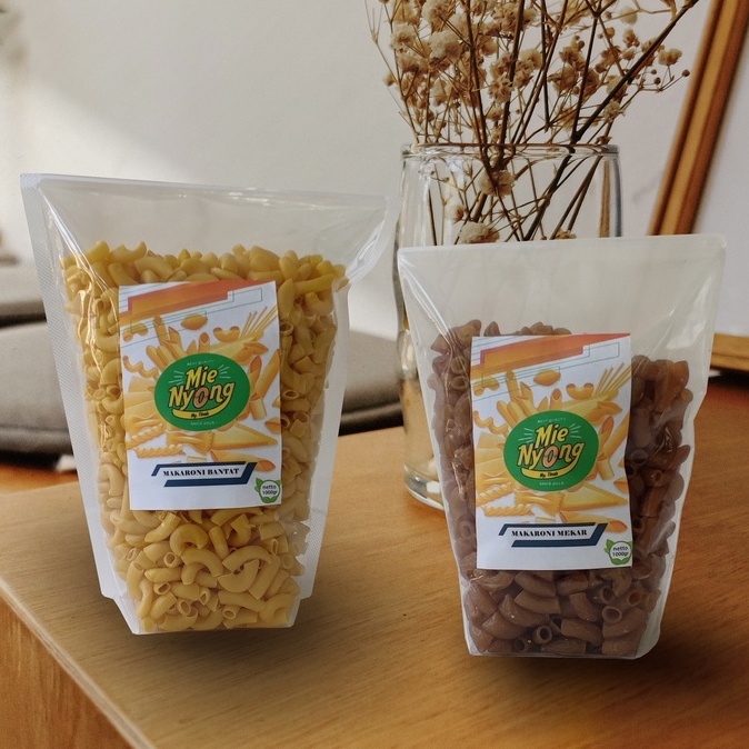 

Makaroni bantat mentah kemasan 1kg super gurih renyah