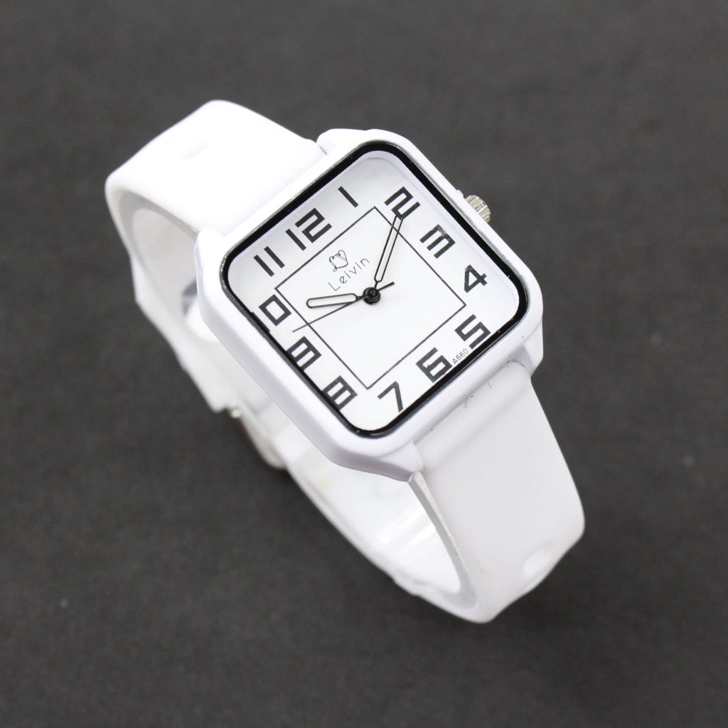 JAM TANGAN LEIVIN FASHON WATCH SQUARE CASE/JAM TANGAN CEWEK FASHION/JAM TANGAN TERBARU/JAM TANGAN ANALAOG/