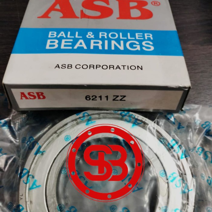 Bearing / Laker / Laher 6211 ZZ ASB