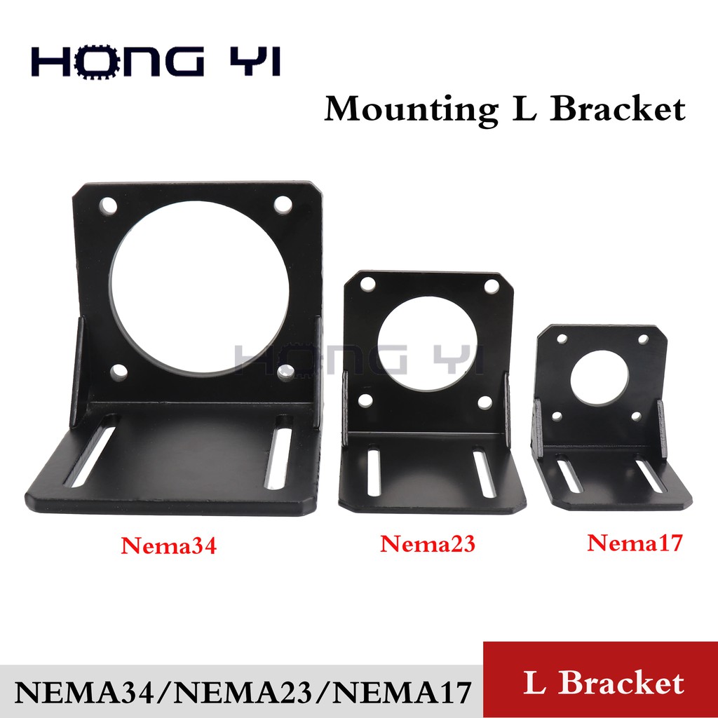 NEMA 23 Mounting L Bracket  stepper motor NEMA 23 NEMA 34  NEMA 17  Mount for 42/57/86 Motor