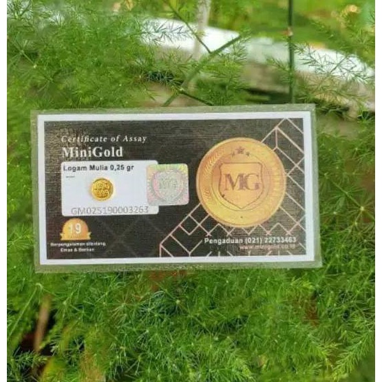 Sudah READY.. Emas MiniGold 0,05 gram dan kuitansi resmi distributor