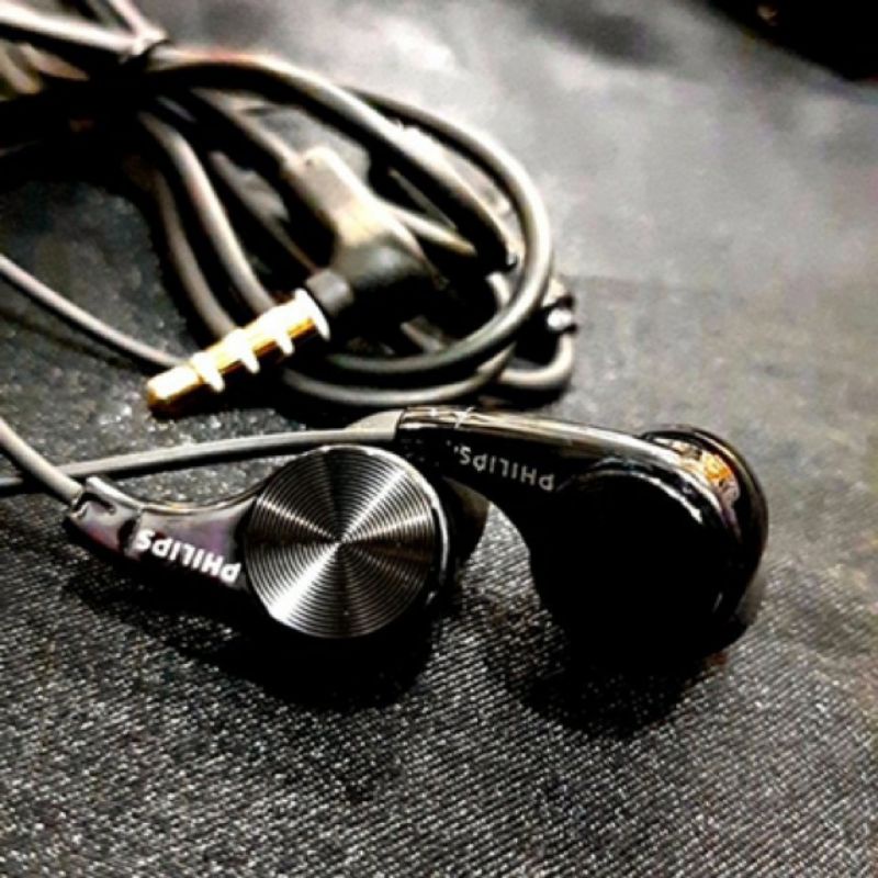 Headset PHILIPS Magnetic AT-036 In-ear Super Bass Kuping Magnet AT036 Handsfree Earphone