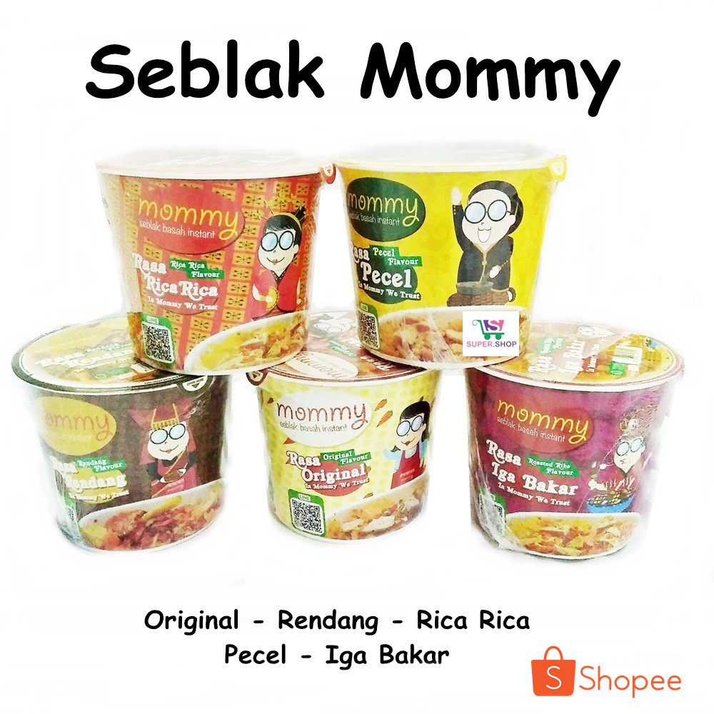 Seblak Mommy Original / Rendang / Pecel / Rica / Iga Bakar Mommyindo