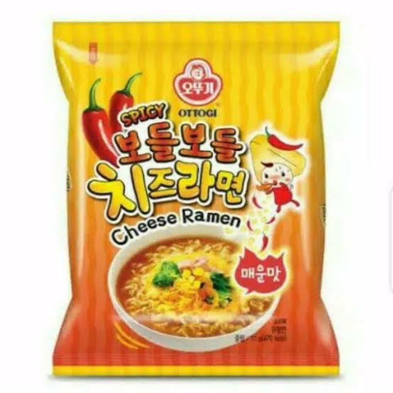 

Ottogi Spicy Cheese Ramyun - Mie Ramen Rasa Keju Pedas ala Korea