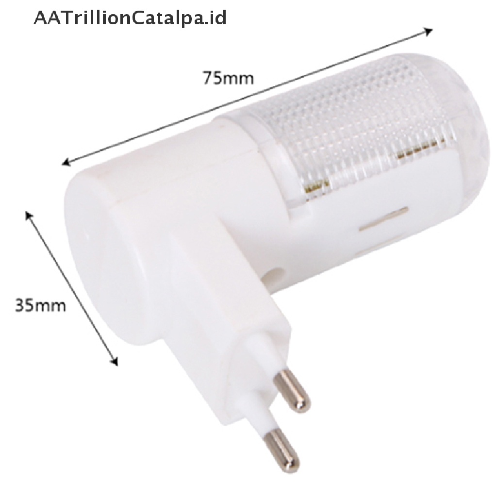 Aatrillioncatalpa 2pcs Lampu Dinding LED Darurat Plug EU Untuk Rumah