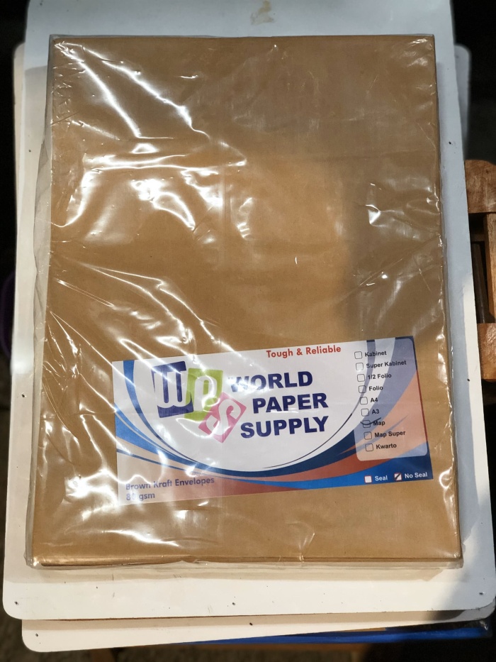 

AMPLOP COKLAT UKURAN MAP | Super Map