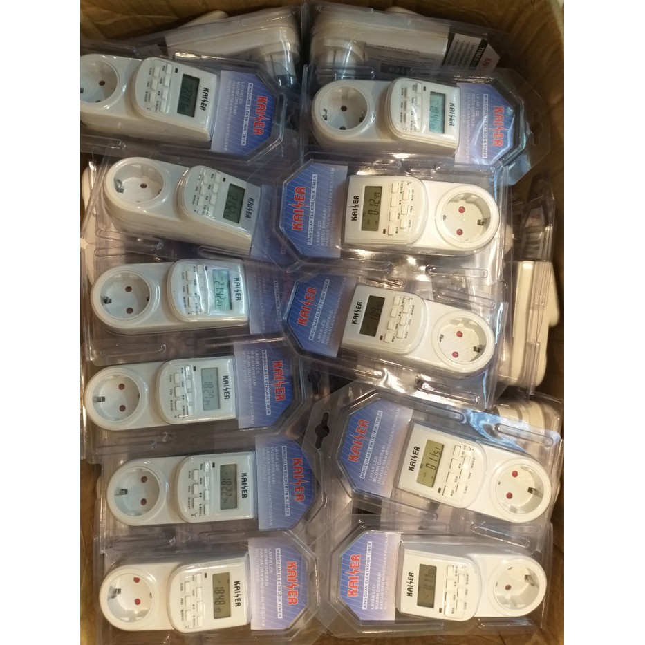 Jual Timer digital kaiser / stopkontak timer digital kaiser Shopee Indonesia