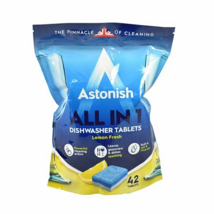 terbatas Astonish Dishwasher Tablet 42 Tablet - Lemon Limited