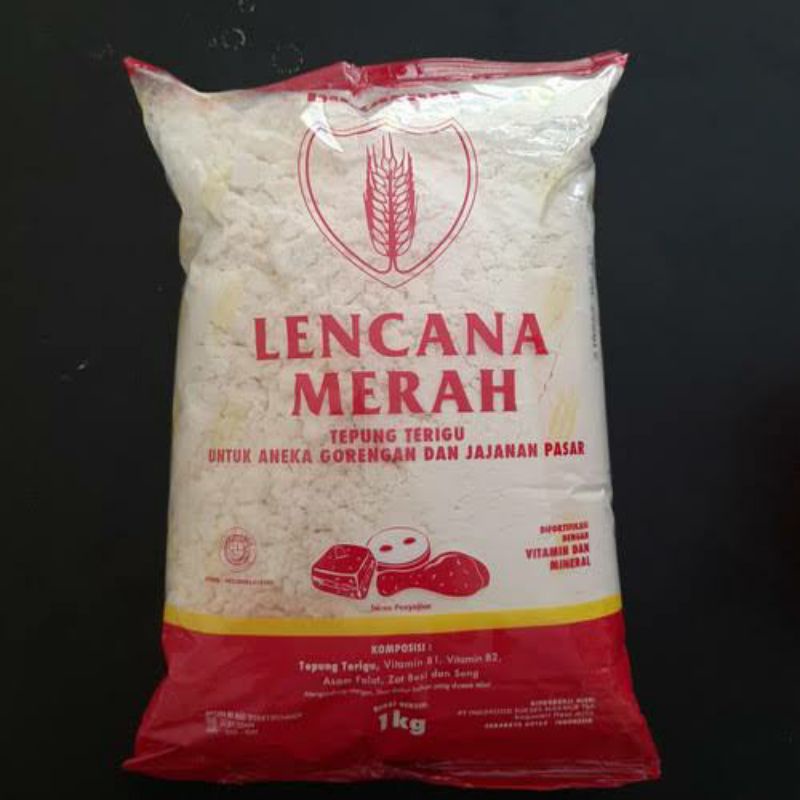 

Lencana Merah Tepung Terigu Protein Rendah 1kg