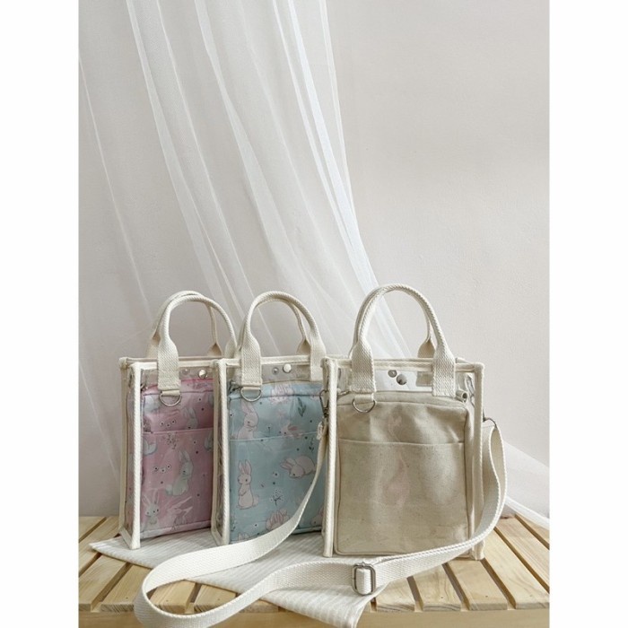 

✨ BISA COD ✨ tas mika pvc transparan normal bag tas clear