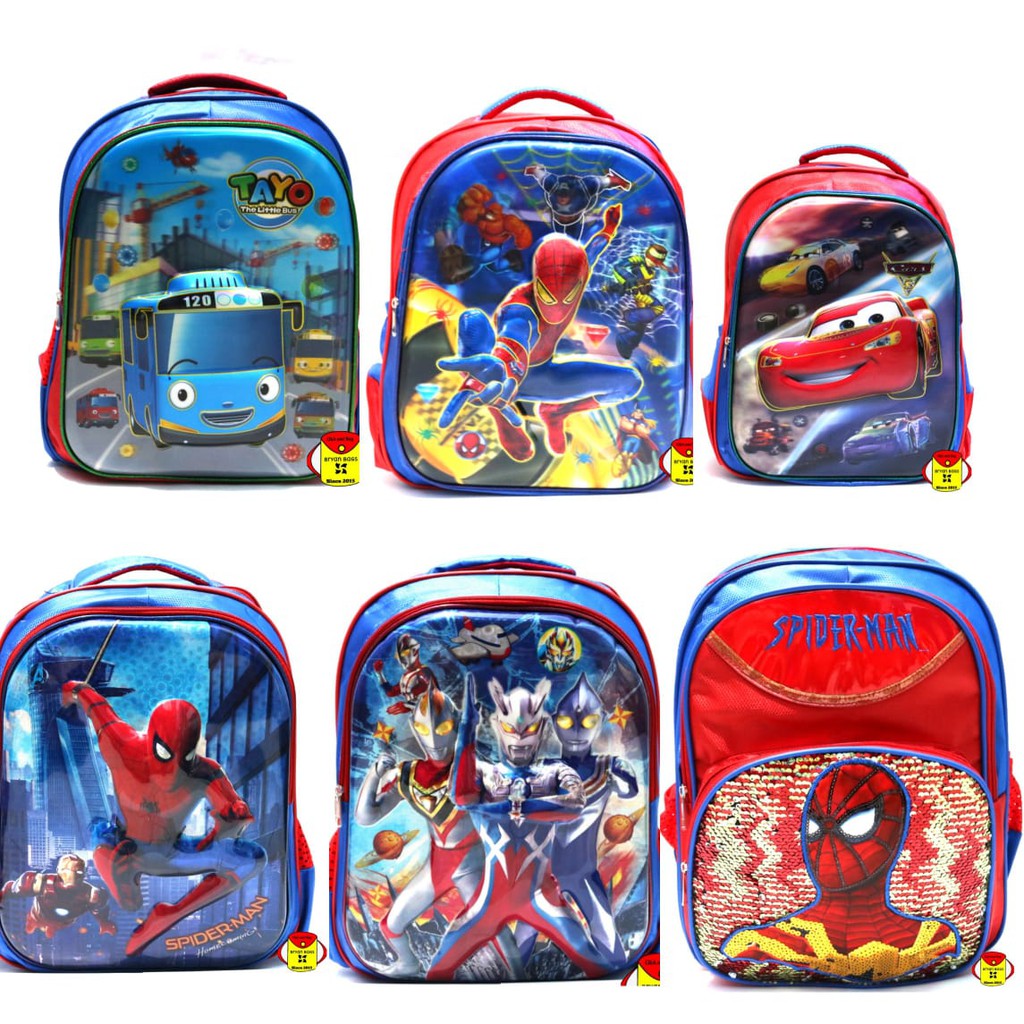 Tas ransel anak Laki laki ransel anak sekolah tayo tobot