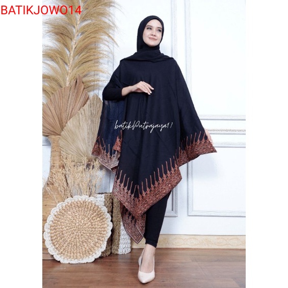 Batik jowo KFT MODANG Kaftan Batik Solo Premium Modern Outfit Kondangan Kain Paris