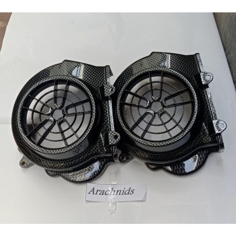 COVER kipas -cover tutup kipas karbon motor Beat Esp Scoopy Esp Beat pop 2015-2018