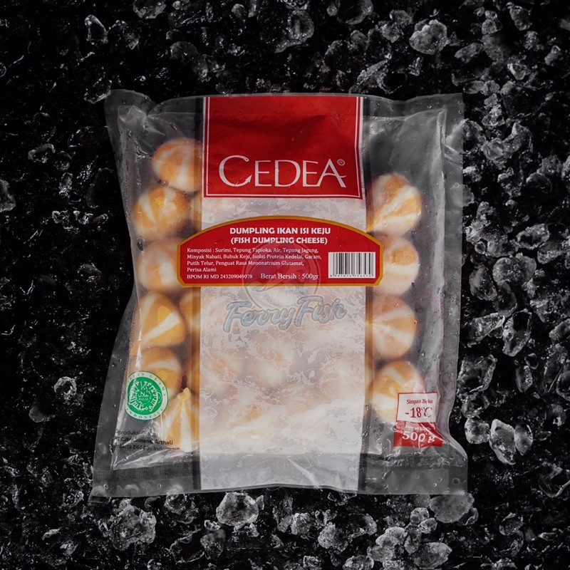 

Cedea Fish Dumpling Cheese Keju 500 Gram