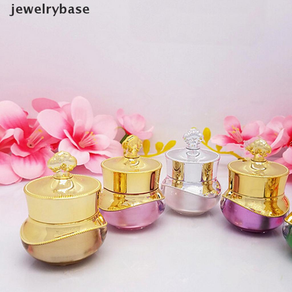 Botol Kosong Bentuk Mahkota Ukuran 5 / 10g Untuk Sampel Krim Kosmetik Nail Art
