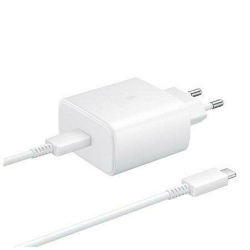 Charger Samsung Note 20 S20 S21 45 Watt Super Fast Charging Type-C Original Packing Travel Adapter