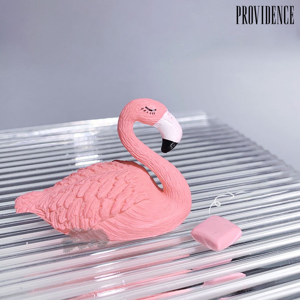 Providence Holder Kuku Palsu Motif Flamingo Untuk Latihan Nail Art / Manicure