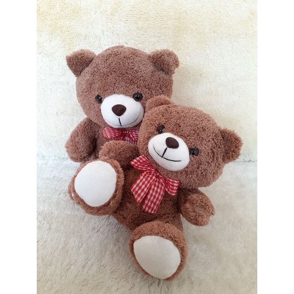 BONEKA TEDDY BEAR DASI LUCU / BONEKA TEDDY SITTING / BONEKA BERUANG DUDUK TERMURAH TERLARIS