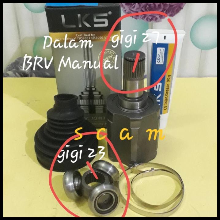 Cv Joint Dalam As Roda Depan As Kopel Honda Brv Manual 2016