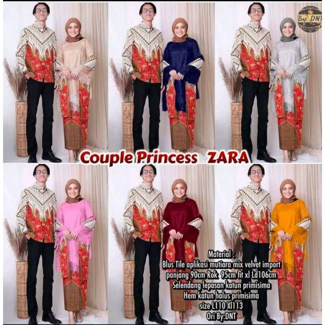 Premium tunik kirana || couple kebaya free selendang