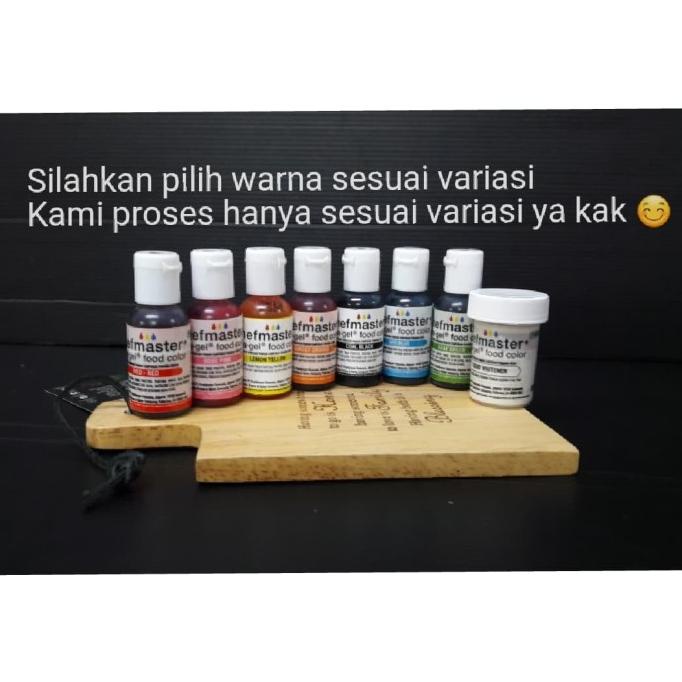 

PEWARNA MAKANAN CHEFMASTER / LIQUA-GEL FOOD COLOUR / PEWARNA MAKANAN