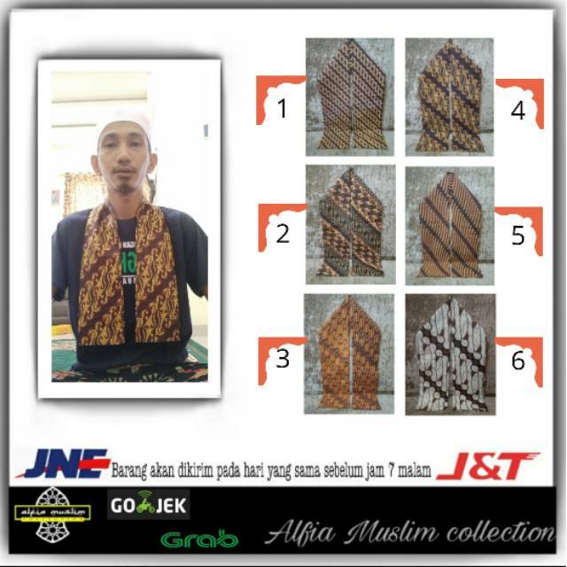 Cukin selendang Betawi Cukin Batik Selendang Batik