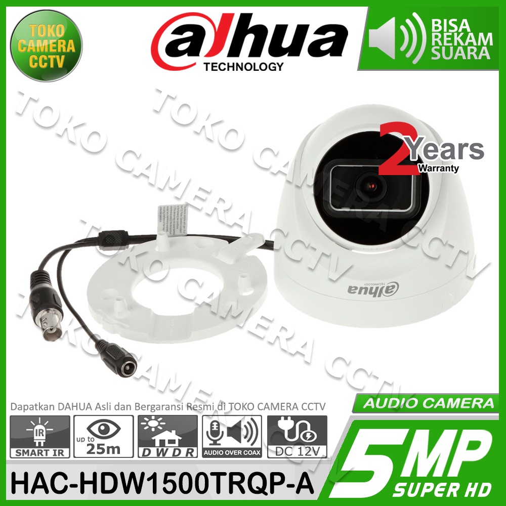 KAMERA CCTV INDOOR DAHUA 5MP MIC AUDIO CAMERA DAHUA 5MP AUDIO