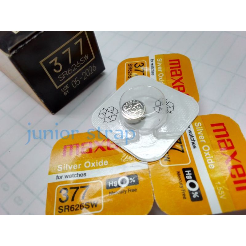 Baterai jam tangan 377/626 Maxell