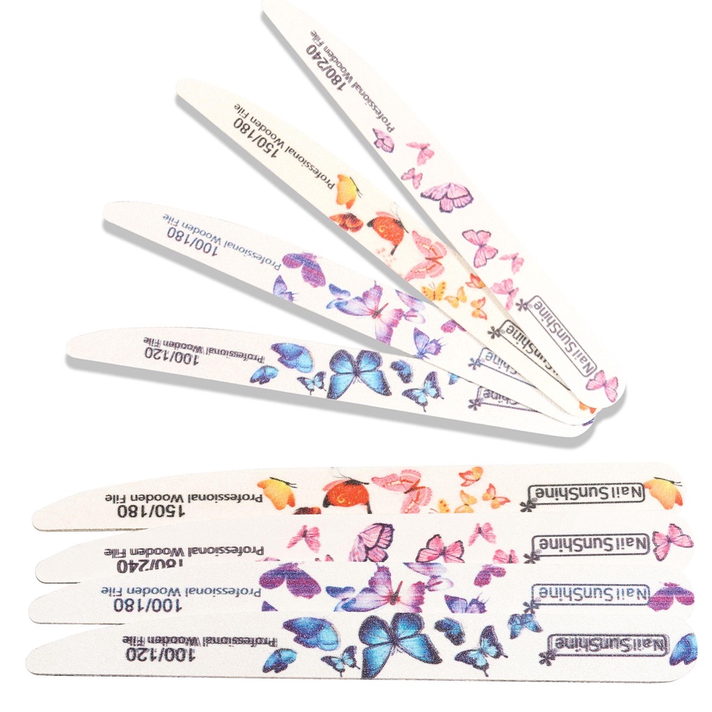 R-flower Nail Files 100/120,180,240 Pedicure Alat Kecantikan Manicure