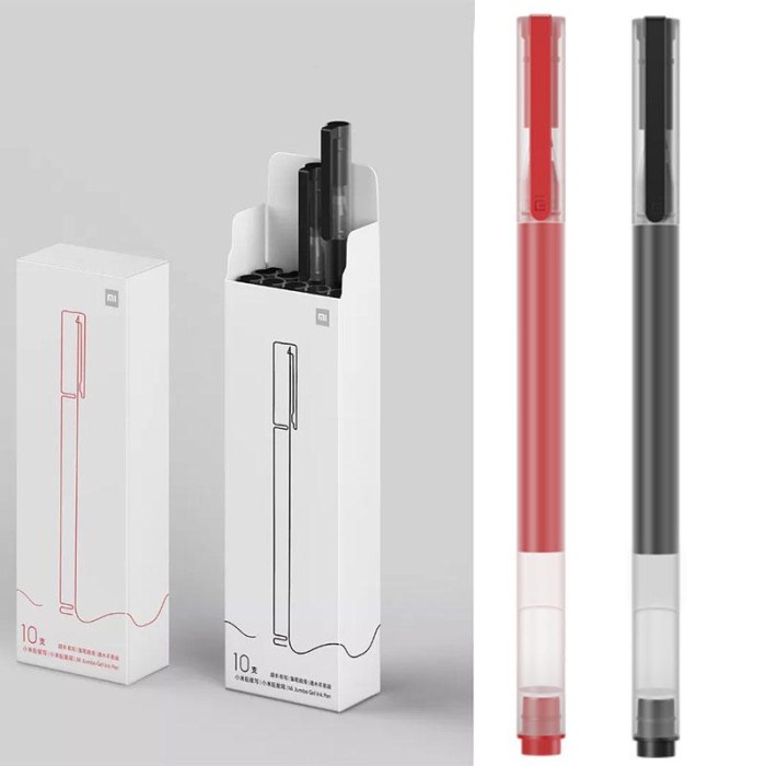 

MURAH Pulpen Xiaomi Super Durable Gel Color Isi 10pcs Pens Color - Merah