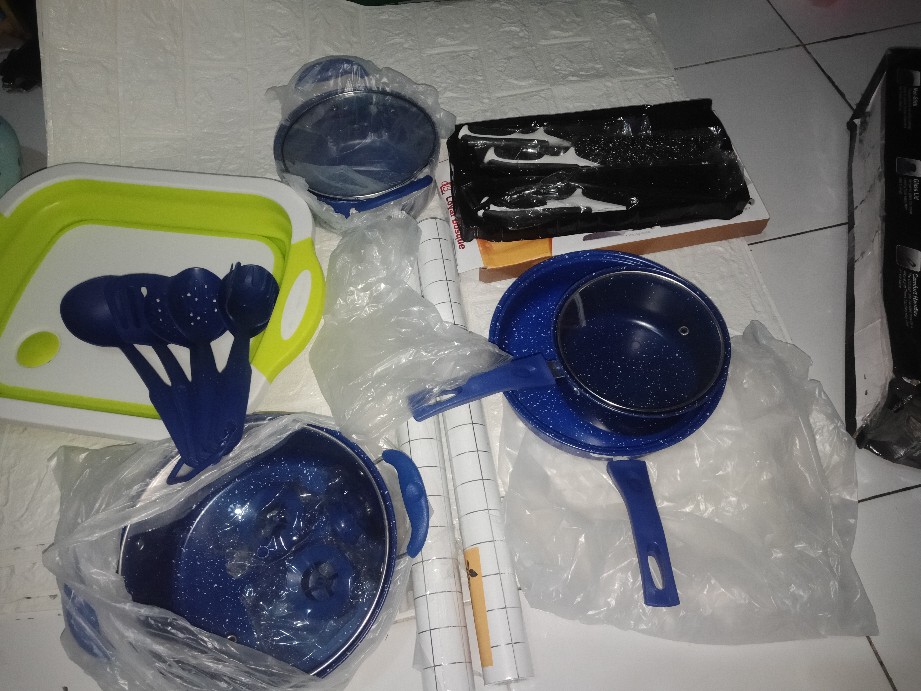 Pisau Batu Maifan Tajam Set 5in1 Set Dapur Lengkap Plus Kupasan Homewallpapershop