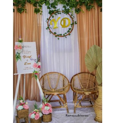 (TERBAIK) Dekorasi lamaran backdrop VARIASI/Dekorasi lamaran/akadnikah