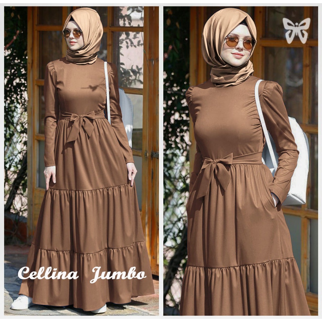 HOPYLOVY - Maxi Dress Terbaru Model Pita Carolin