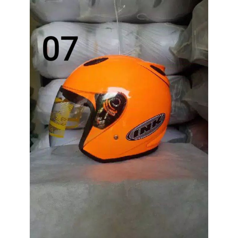 HELM CENTRO MODEL INK HELM BER SNI( FREE STIKER INK )