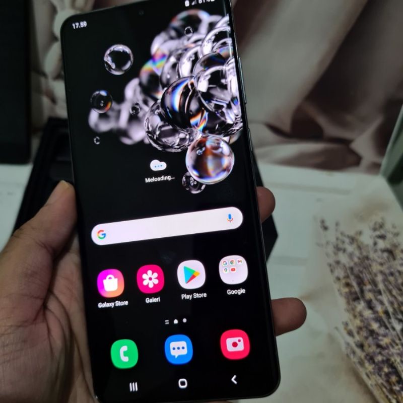 Samsung Galaxy S20 Ultra Second Mulus Lengkap Fullset ori bekas Garansi Resmi Seim Samsung