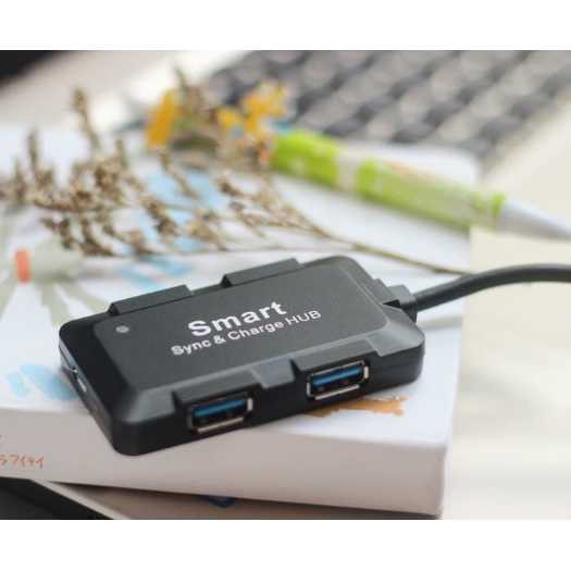 Robotsky USB Hub 3.0 4 Port with USB Power Supply - U9102B