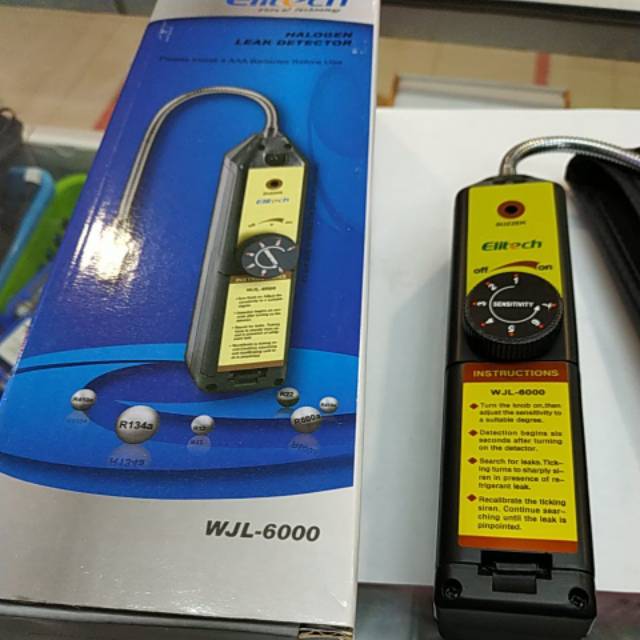 Halogen leak detector wjl 6000 elitech pendeteksi kebocoran Gas AC